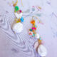Bella mismatched vintage chandelier